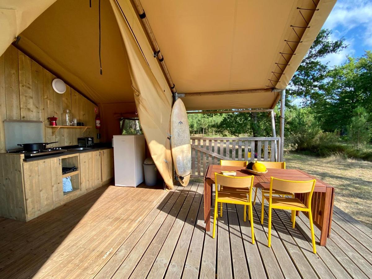 Camping La Kahute - Tente Lodge Au Coeur De La Foret كاركان المظهر الخارجي الصورة