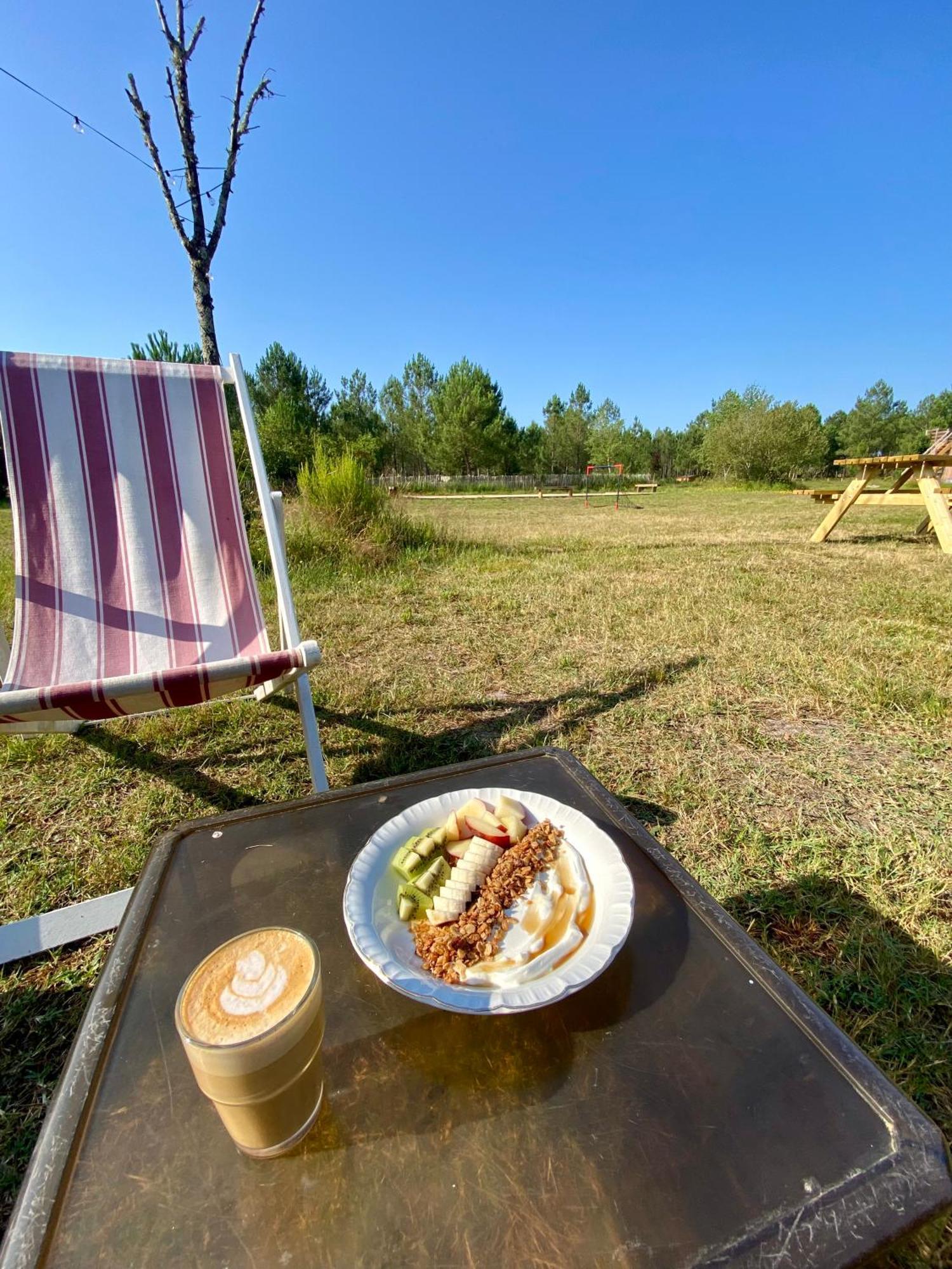 Camping La Kahute - Tente Lodge Au Coeur De La Foret كاركان المظهر الخارجي الصورة